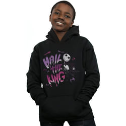 Disney - Sweat à capuche NIGHTMARE BEFORE CHRISTMAS HAIL THE KING - Garçon (Noir)