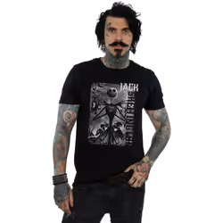 Disney - T-shirt NIGHTMARE BEFORE CHRISTMAS SKELLINGTON - Homme (Noir)
