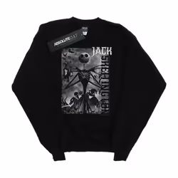 Disney - Sweat NIGHTMARE BEFORE CHRISTMAS SKELLINGTON - Fille (Noir)