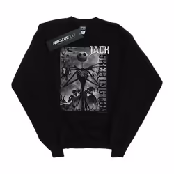 Disney - Sweat NIGHTMARE BEFORE CHRISTMAS SKELLINGTON - Fille (Noir)