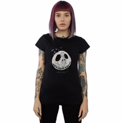 Disney - T-shirt NIGHTMARE BEFORE CHRISTMAS SERIOUSLY SPOOKY - Femme (Noir)