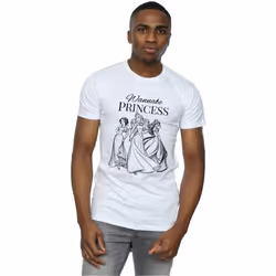 Disney Princess - T-shirt WANNABE PRINCESS - Homme (Blanc)