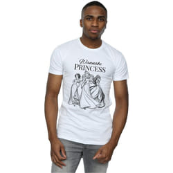 Disney Princess - T-shirt WANNABE PRINCESS - Homme (Blanc)