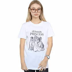 Disney Princess - T-shirt WANNABE PRINCESS - Femme (Blanc)