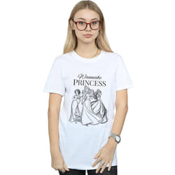 Disney Princess - T-shirt WANNABE PRINCESS - Femme (Blanc)