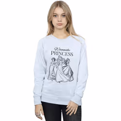 Disney Princess - Sweat WANNABE PRINCESS - Femme (Gris chiné)