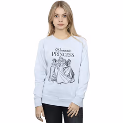 Disney Princess - Sweat WANNABE PRINCESS - Femme (Gris chiné)