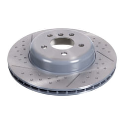 Disque de frein BLUE PRINT ADB114382 arrière, ventilé, rainuré, à haute teneur en carbone, 1 pièce