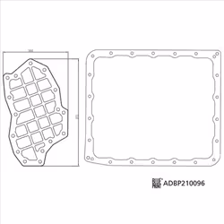 Kit de filtre hydraulique, boîte automatique BLUE PRINT ADBP210096 - Vue supplémentaire 5
