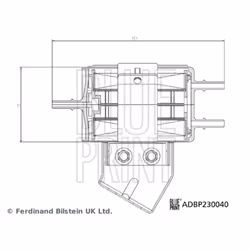 Filtre à carburant BLUE PRINT ADBP230040 - Vue supplémentaire 4
