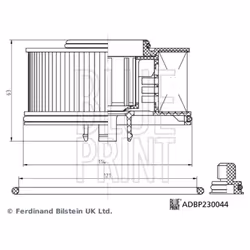 Filtre à carburant BLUE PRINT ADBP230044 - Vue supplémentaire 4