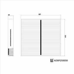 Filtre d'habitacle (filtre à pollen) BLUE PRINT ADBP250058 - Vue supplémentaire 6