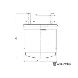Filtre à carburant BLUE PRINT ADBP230057