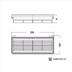 Filtre à air BLUE PRINT ADBP220118 - Vue supplémentaire 6
