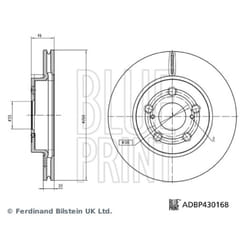 Disque de frein BLUE PRINT ADBP430168