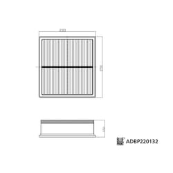 Filtre à air BLUE PRINT ADBP220132