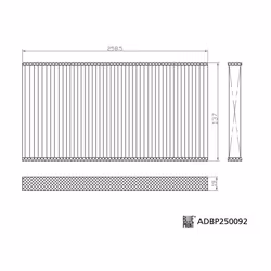 Filtre d'habitacle BLUE PRINT ADBP250092
