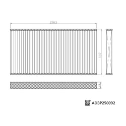 Filtre d'habitacle BLUE PRINT ADBP250092