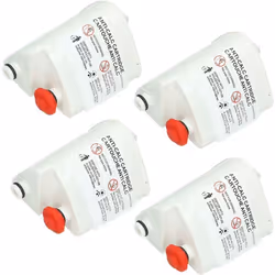Lot de 4 cassettes anti-calcaire pour Centrale Vapeur ROWENTA XD9060E0. Dimensions : 68 x 66 x 73 mm, Contenu: 2 cassettes.