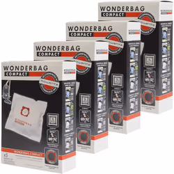 Lot de 20 sacs compact pour Aspirateur. Référence de la pièce : WB305120*5, Marque : SEB.