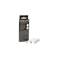Krups - Tablettes de nettoyage XS300010 pour machine à café expresso seb EX6800FR (1,5 g x 10)