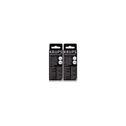 Krups - Lot de 2 boîtes de pastilles détergentes( chaque boîte contient 10 pastilles de 1,5 g) pour Cafetière, Expresso XS3000102