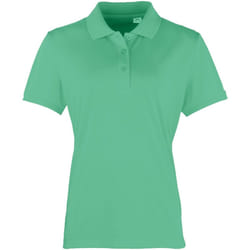Premier Coolchecker - Polo à manches courtes - Femme (Vert tendre)