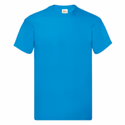 Fruit Of The Loom  - T-shirt manches courtes - Homme (Bleu azur)