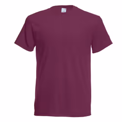 Fruit Of The Loom - T-shirt manches courtes - Homme (Bordeaux)