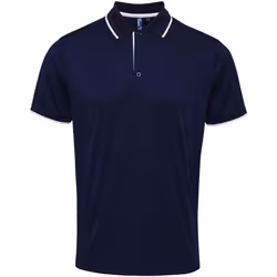 Premier - Polo - Hommes (Bleu marine/Blanc)