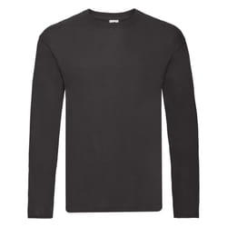 Fruit Of The Loom - T-shirt manches longues ORIGINAL - Homme (Noir)