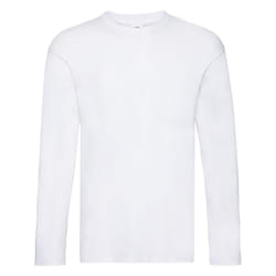 Fruit Of The Loom - T-shirt manches longues ORIGINAL - Homme (Blanc)