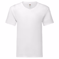 Fruit Of The Loom - T-shirt col V ORIGINAL - Homme (Blanc)