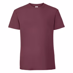 Fruit Of The Loom - T-shirt Ringspun Premium - Homme (Bordeaux)
