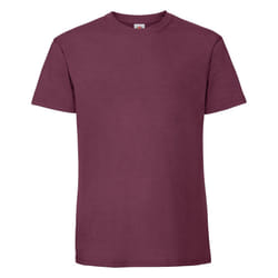 Fruit Of The Loom - T-shirt Ringspun Premium - Homme (Bordeaux)