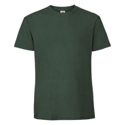 Fruit Of The Loom - T-shirt Ringspun Premium - Homme (Vert bouteille)