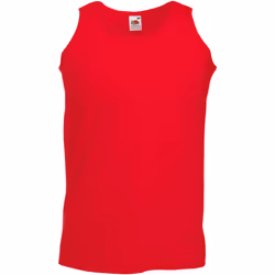 Débardeur Fruit Of The Loom pour homme (Rouge)