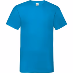 Fruit Of The Loom -T-shirt à manches courtes - Homme (Bleu azur)