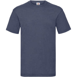 Fruit Of The Loom - T-shirt manches courtes - Homme (Bleu marine chiné)