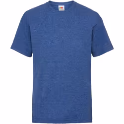 Fruit of the Loom - T-shirt VALUEWEIGHT - Enfant (Bleu roi rétro chiné)