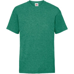 Fruit of the Loom - T-shirt VALUEWEIGHT - Enfant (Vert rétro chiné)