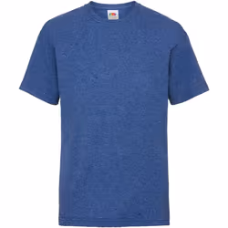 Fruit of the Loom - T-shirt VALUEWEIGHT - Enfant (Bleu roi rétro chiné)