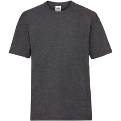 Fruit of the Loom - T-shirt VALUEWEIGHT - Enfant (Gris foncé chiné)