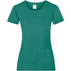 Fruit Of The Loom - T-shirt manches courtes - Femme (Vert chiné)