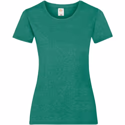 Fruit Of The Loom - T-shirt manches courtes - Femme (Vert chiné)