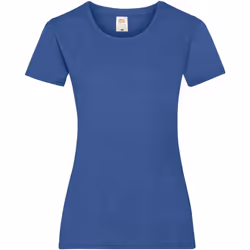 Fruit Of The Loom - T-shirt manches courtes - Femme (Bleu roi chiné)