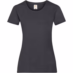 Fruit Of The Loom - T-shirt manches courtes - Femme (Gris foncé chiné)