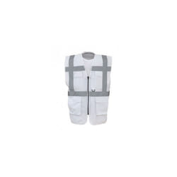 Yoko - Gilet de sécurité - Unisexe (Blanc)