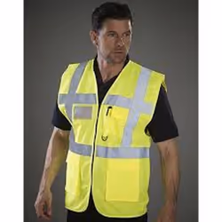 Yoko - Gilet de sécurité - Unisexe (Jaune fluo)