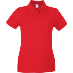 Fruit of the Loom - Polo - Femme (Rouge vif)